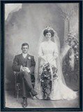 CHATFIELD Edith May 1886-1973 wedding.jpg